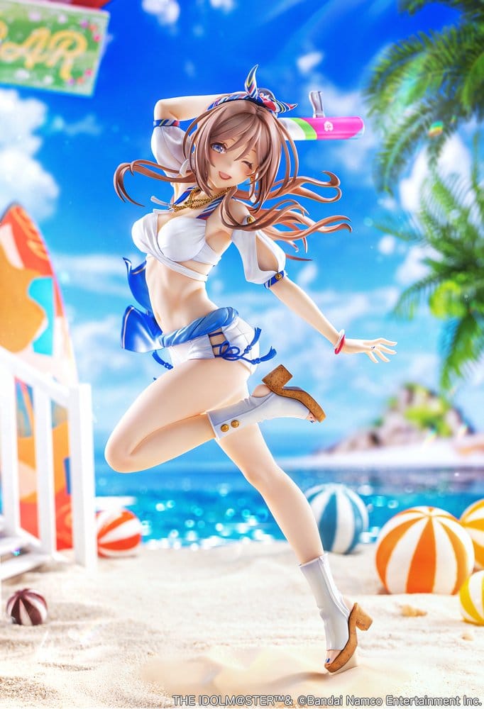 The Idolmaster Gakuen PVC Figure 1/7 Himesaki Rinami Kimi to Semi Blue Ver. 27 cm