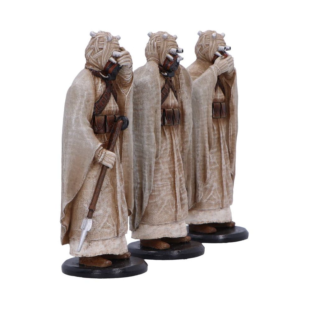 Original Stormtrooper Statue Three Wise Tusken Raiders 14 cm