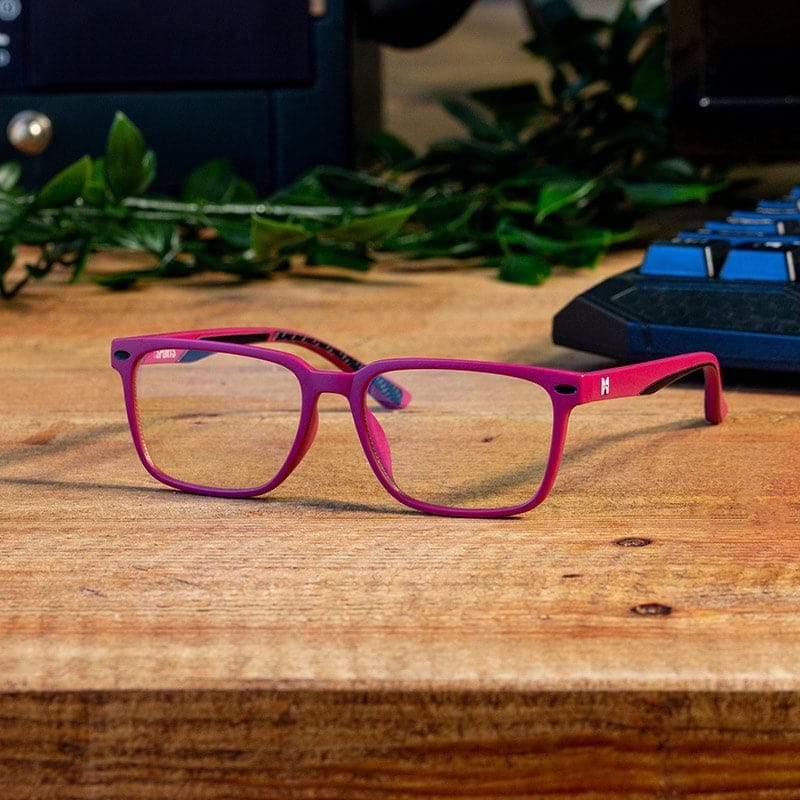 Numskull eSports Glasses Kids Pink Blue Light Blocking