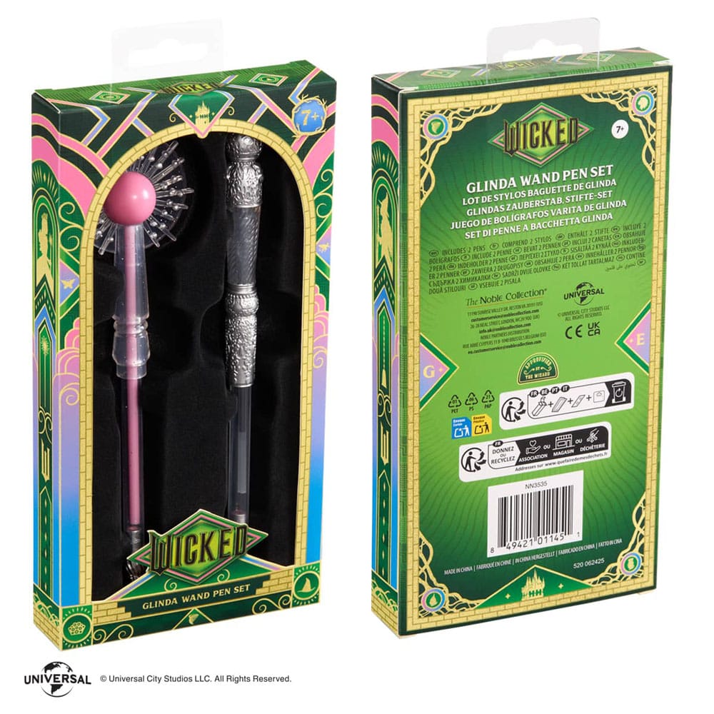 Wicked: For Good Pen 2-Pack Glinda Wand Pen Set