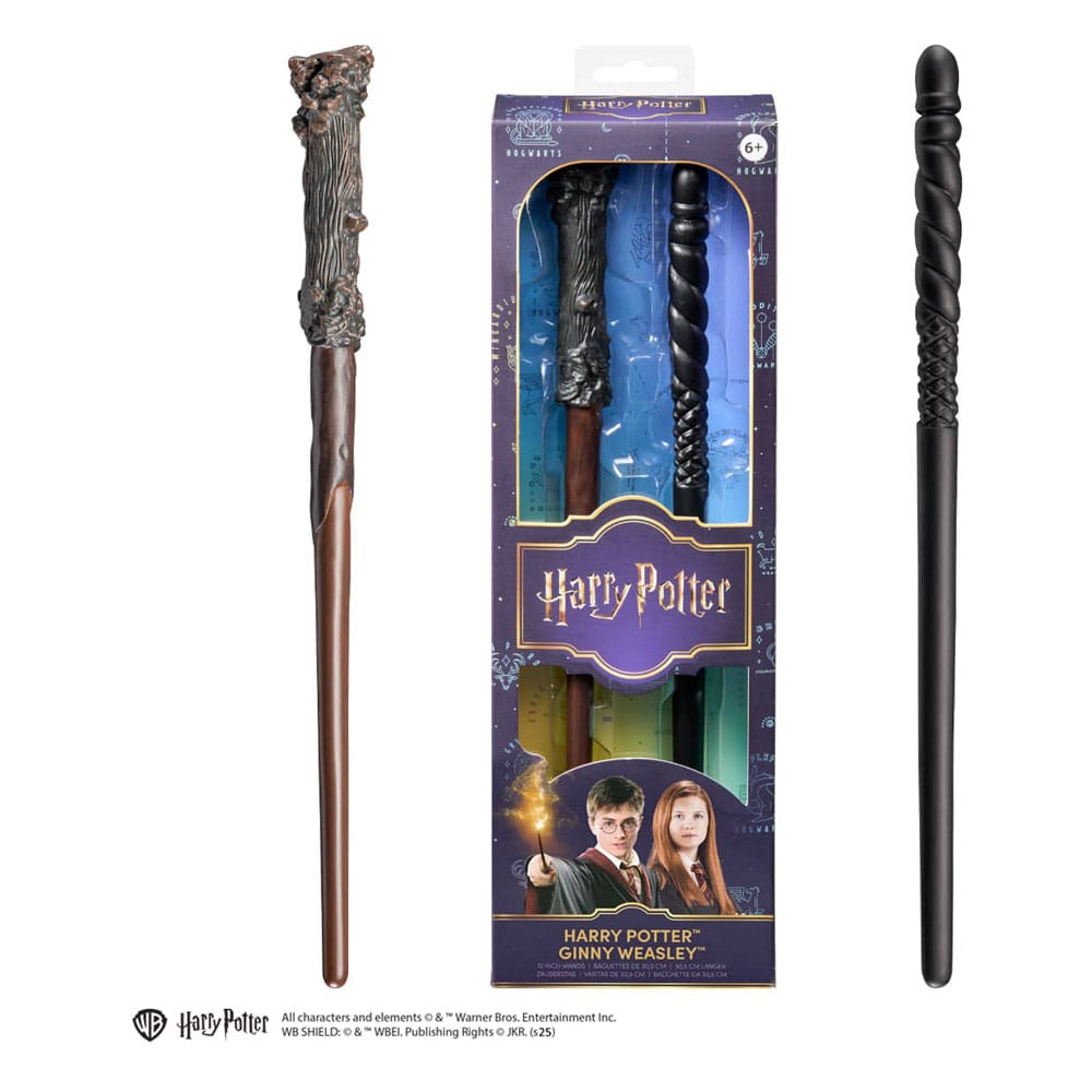 Harry Potter twin-pack Role Play Wands Harry Potter & Ginny Weasley 30 cm