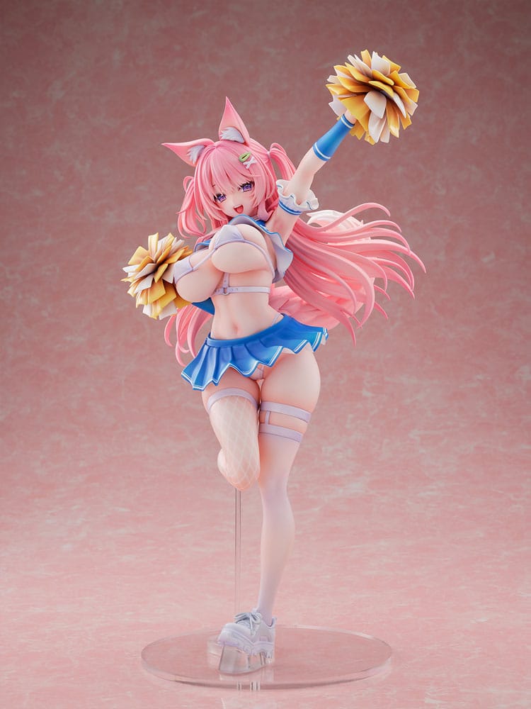 Original Character Statue 1/5 Kemomimi Cheer Girl illustration by Yatanuki Kei 35 cm