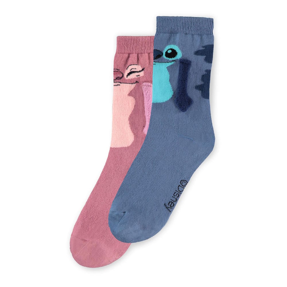 Lilo & Stitch Socks Let's Hold Hands 35-38