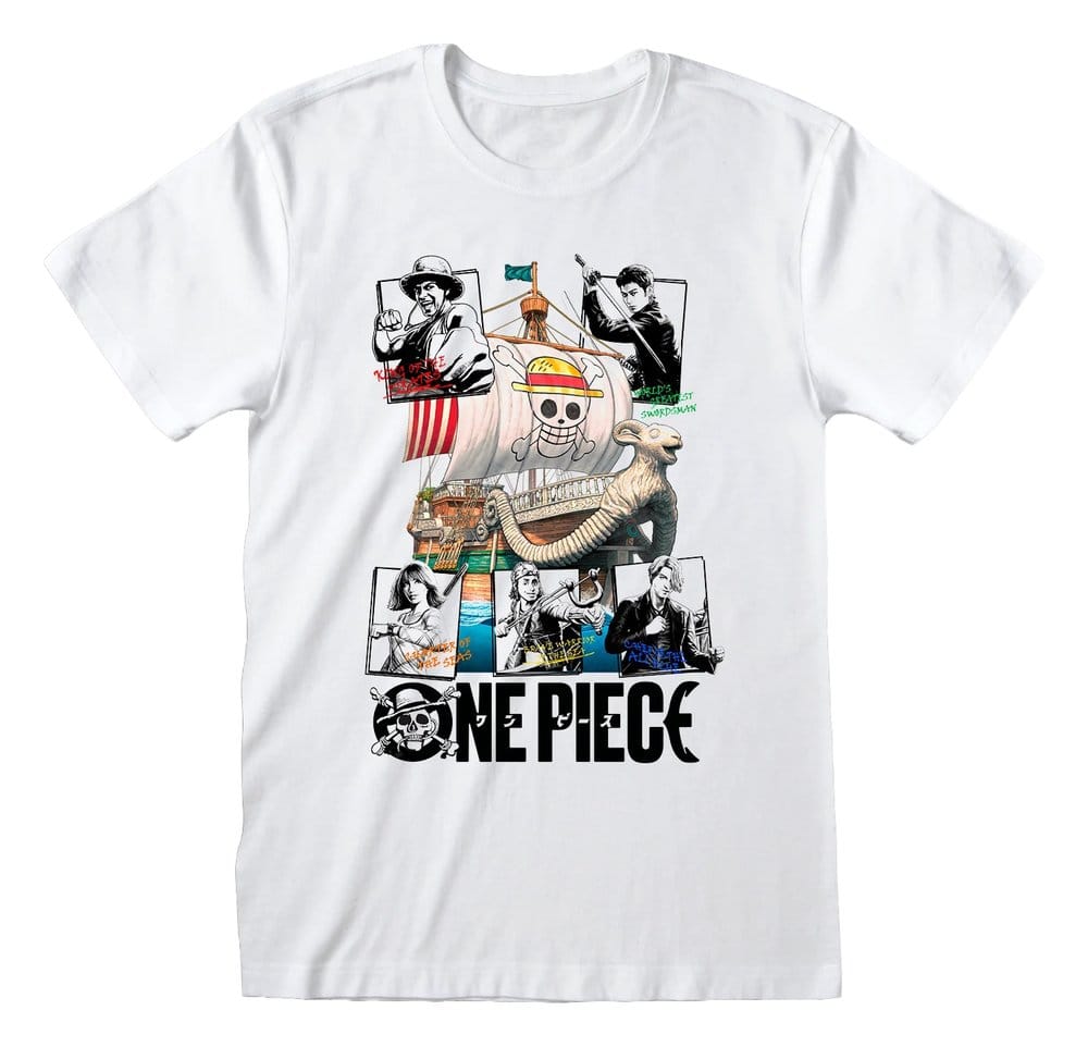 One Piece T-Shirt Merry Go Call Outs Size XL