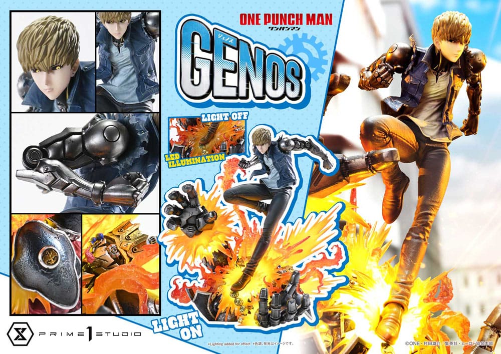 One Punch Man Concept Masterline Series Statue 1/6 Genos 33 cm