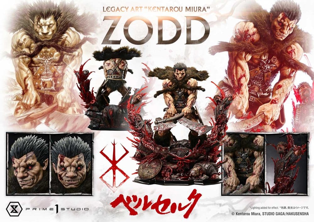 Berserk Legacy Art "Kentarou Miura" Statue 1/4 Zodd 88 cm