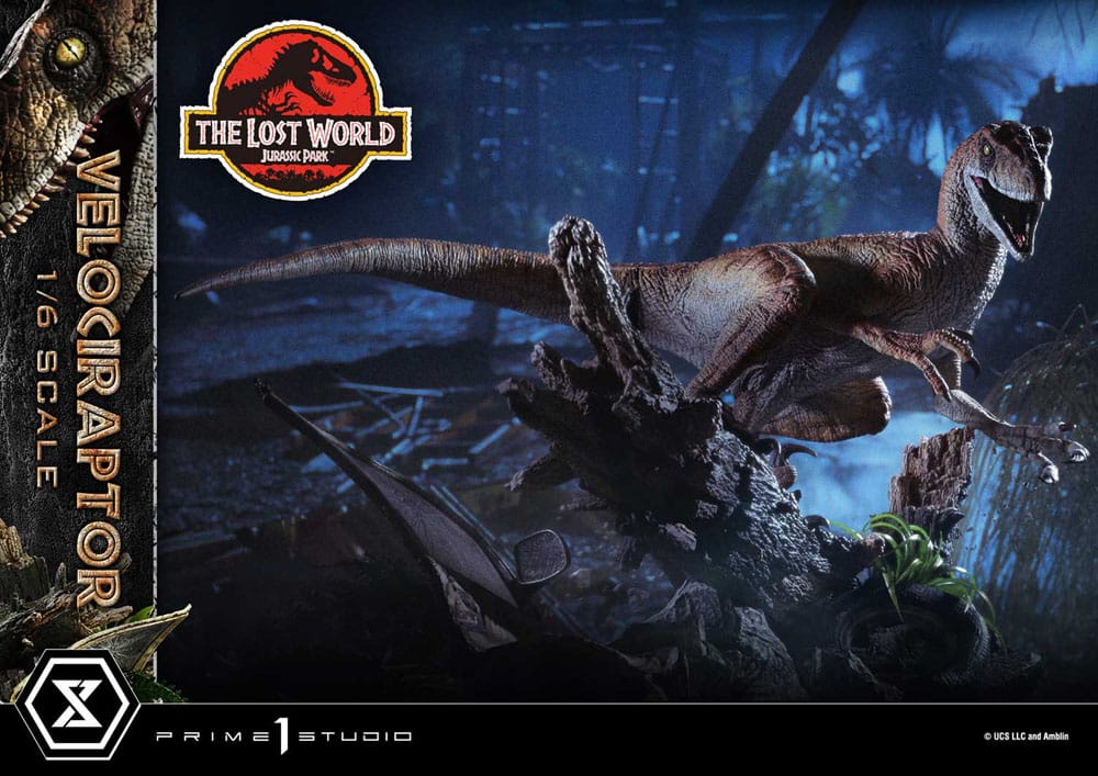 Jurassic Park II Legacy Museum Collection Statue 1/6 Velociraptor 41 cm