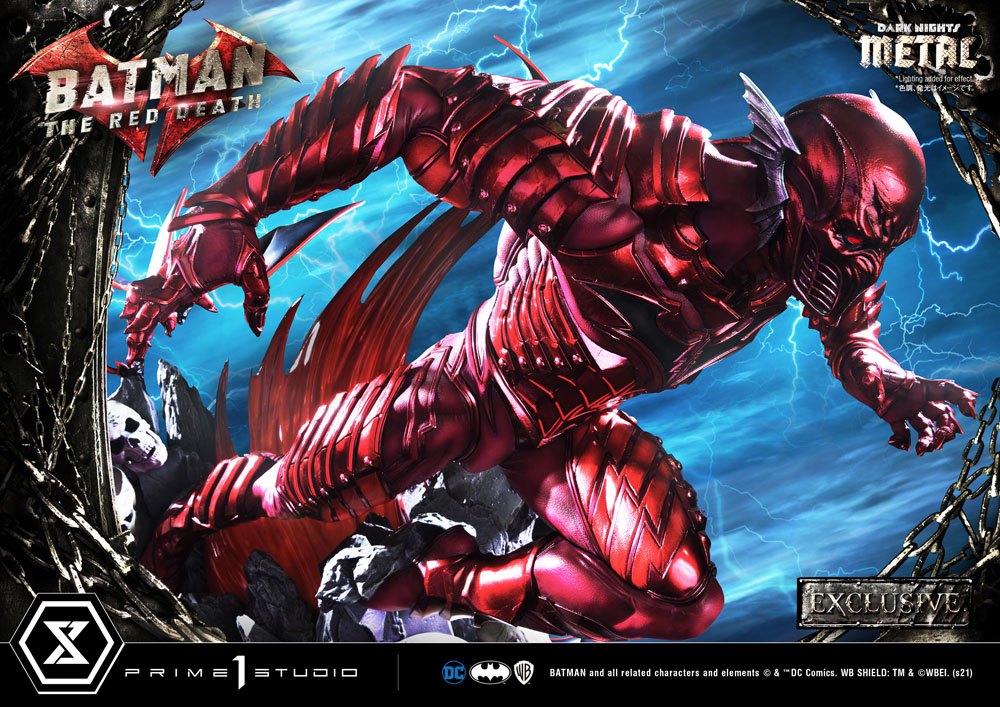 Dark Nights: Metal Statues 1/3 The Red Death &amp; The Red Death Exclusive 75 cm Assortment (3)