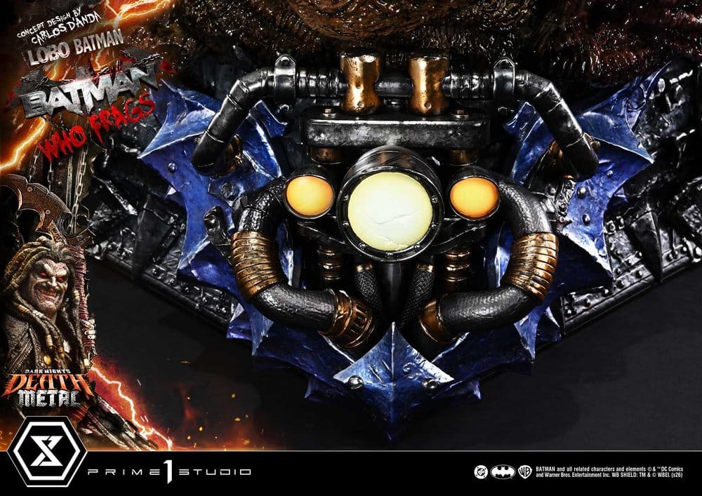 Dark Nights: Death Metal Museum Masterline Statue 1/3 Lobo Batman: Batman Who Frags Deluxe Version 81 cm