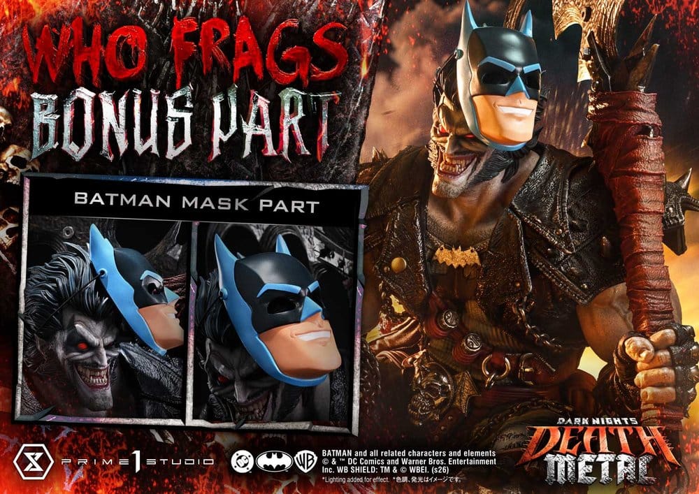 Dark Nights: Death Metal Museum Masterline Statue 1/3 Lobo Batman: Batman Who Frags Deluxe Bonus Version 81 cm