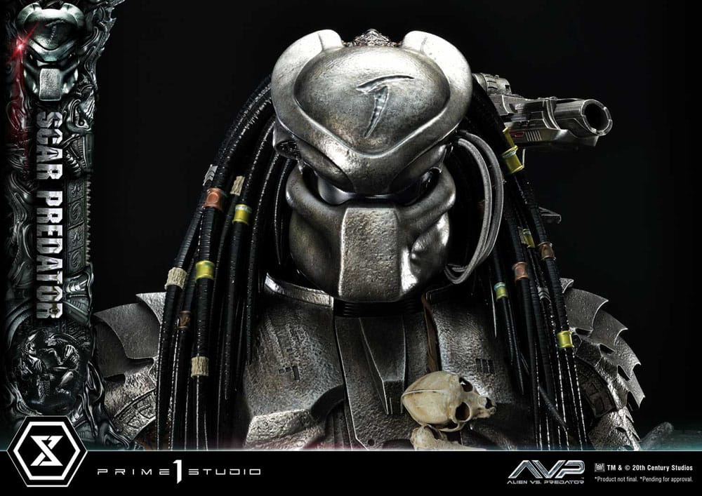The Alien Vs. Predator Museum Masterline Series Statue 1/3 Scar Predator 93 cm