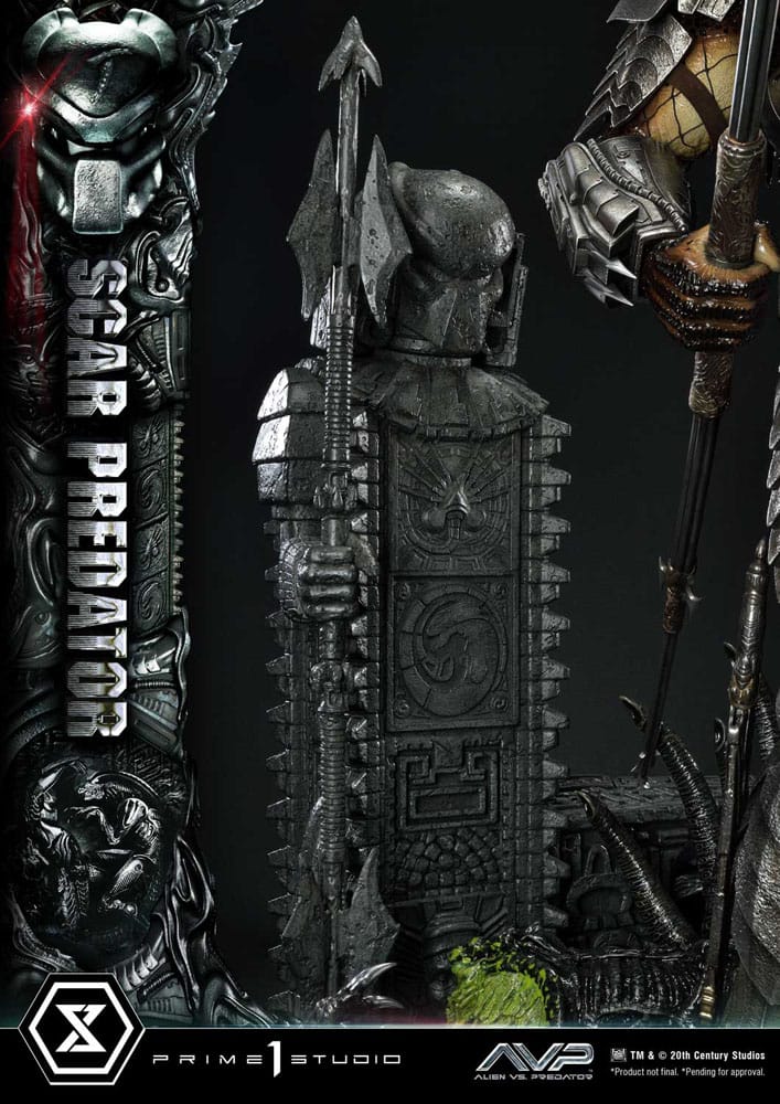 The Alien Vs. Predator Museum Masterline Series Statue 1/3 Scar Predator 93 cm