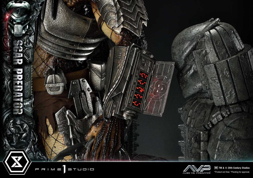 The Alien Vs. Predator Museum Masterline Series Statue 1/3 Scar Predator 93 cm