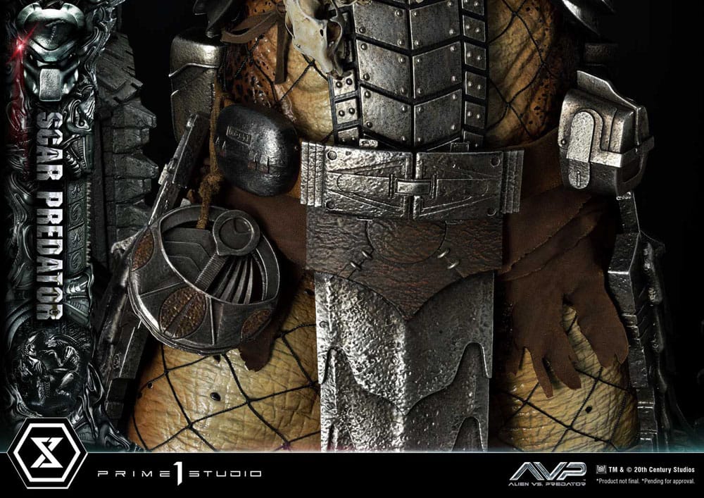 The Alien Vs. Predator Museum Masterline Series Statue 1/3 Scar Predator 93 cm