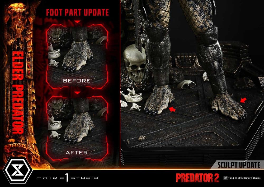 Predator 2 (Film) Museum Masterline Statue 1/3 Elder Predator 94 cm