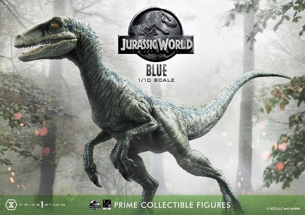 Jurassic World (Movie) Prime Collectible Figures Statue 1/10 Blue 17 cm