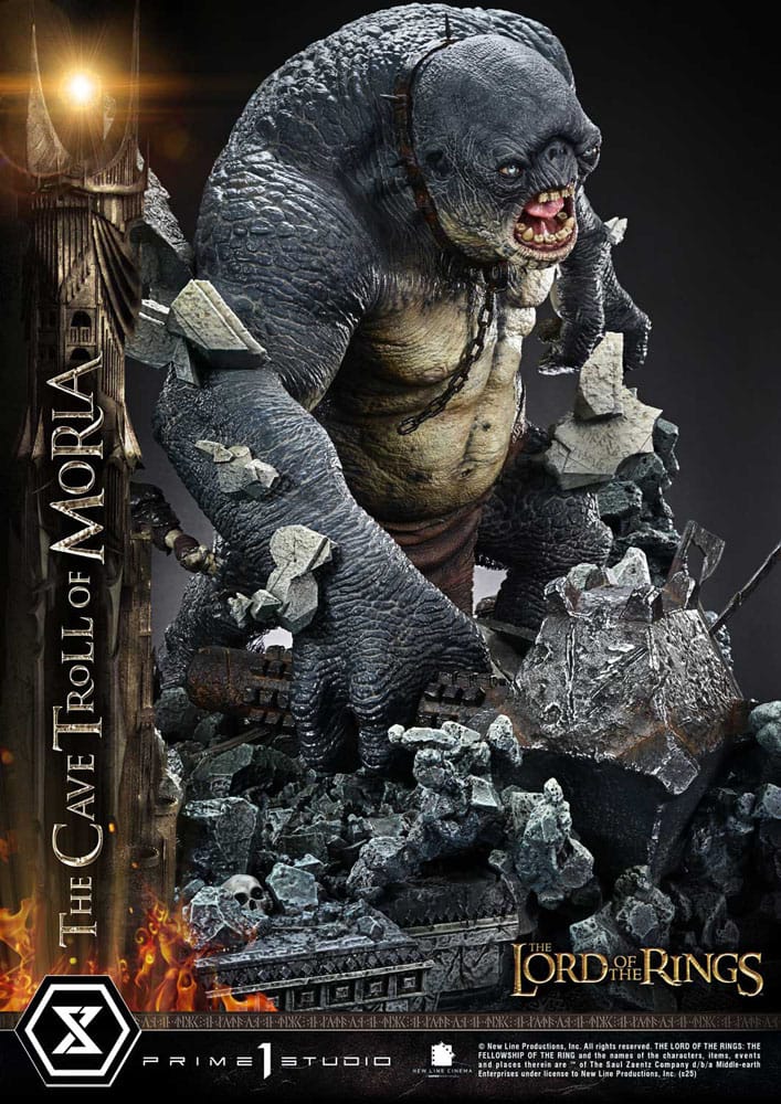 The Lord of the Rings Premium Masterline Series Statue 1/6 Cave Troll of Moria Bonus Version 91 cm