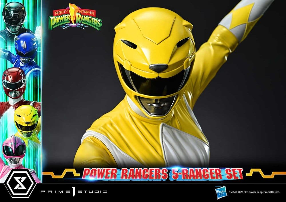 Mighty Morphin Power Rangers Premium Masterline Set of 5 Statues 1/4 57 cm