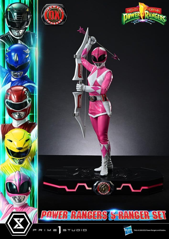 Mighty Morphin Power Rangers Premium Masterline Set of 5 Statues 1/4 Deluxe Version 62 cm
