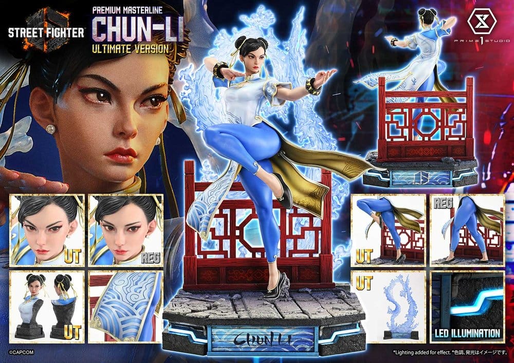 Street Fighter 6 Premium Masterline Statue 1/4 Chun-Li Ultimate Bonus Version 69 cm