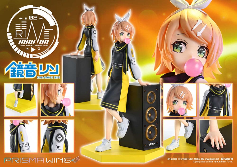 Vocaloid Piapro Characters Prisma Wing PVC Statue 1/7 Kagamine Rin (Art by lack) 21 cm