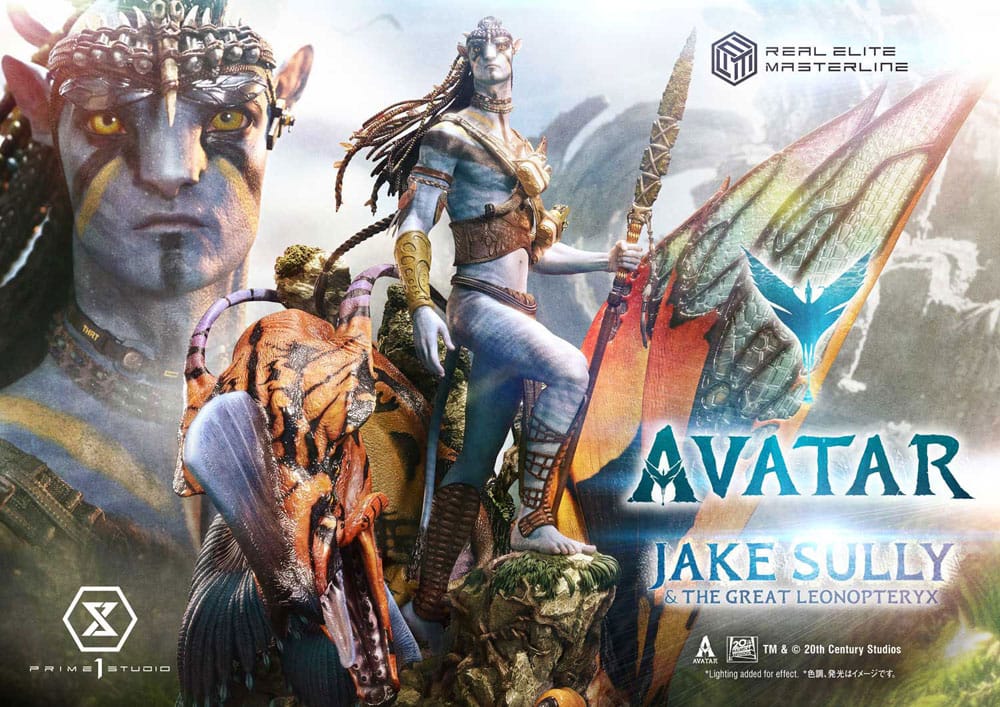 Avatar (Movie) Real Elite Masterline Series Statue 1/4 Jake Sully & The Great Leonopteryx 87 cm