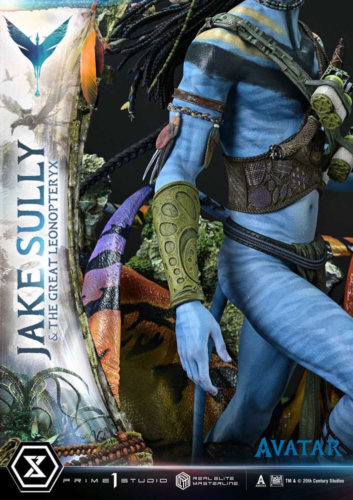 Avatar (Movie) Real Elite Masterline Series Statue 1/4 Jake Sully & The Great Leonopteryx 87 cm