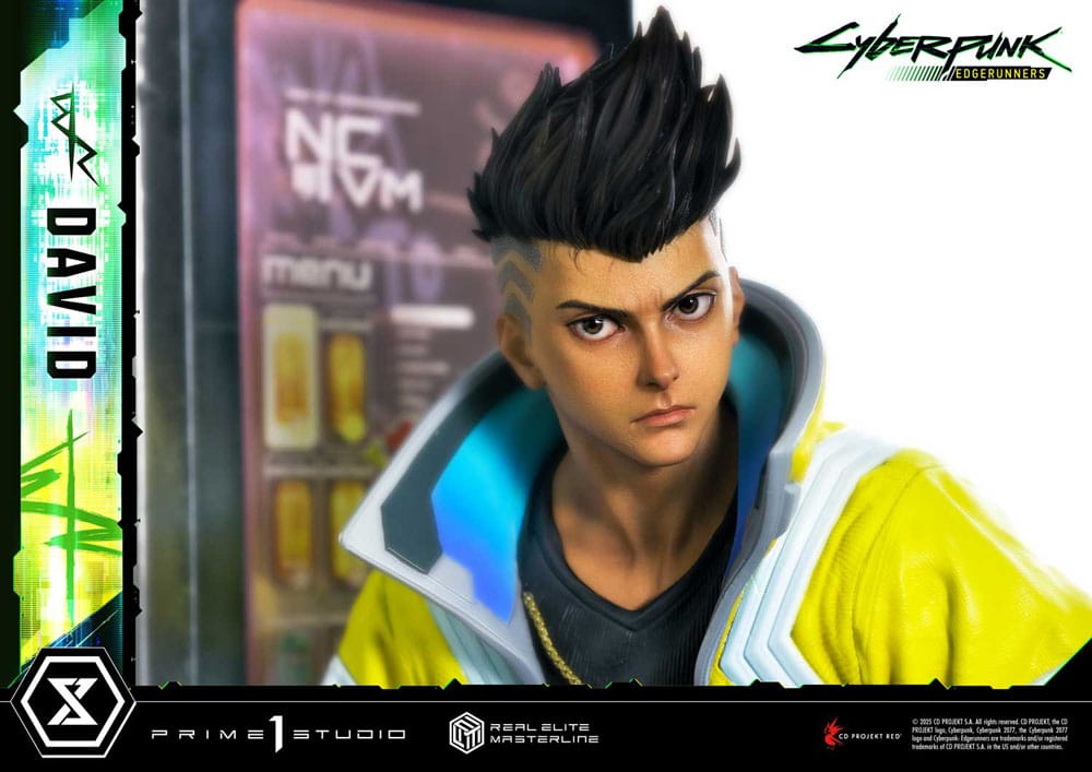 Cyberpunk: Edgerunners Real Elite Masterline Series Statue 1/4 David Deluxe Bonus Version 58 cm