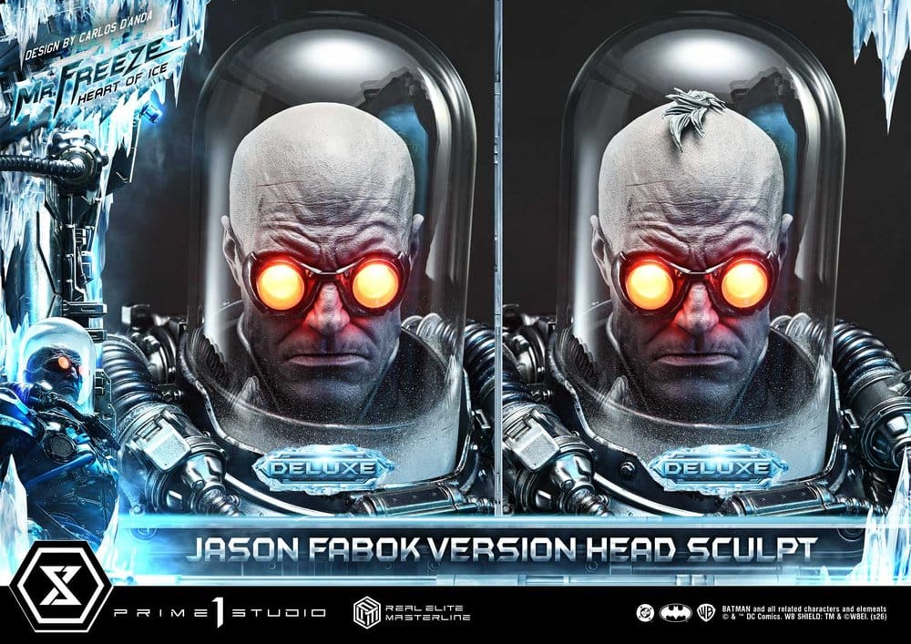 DC Comics Real Elite Masterline Series Statue 1/3 Batman (Comics) Mr. Freeze Heart of Ice (Design by Carlos D'Anda) Deluxe Version 82 cm