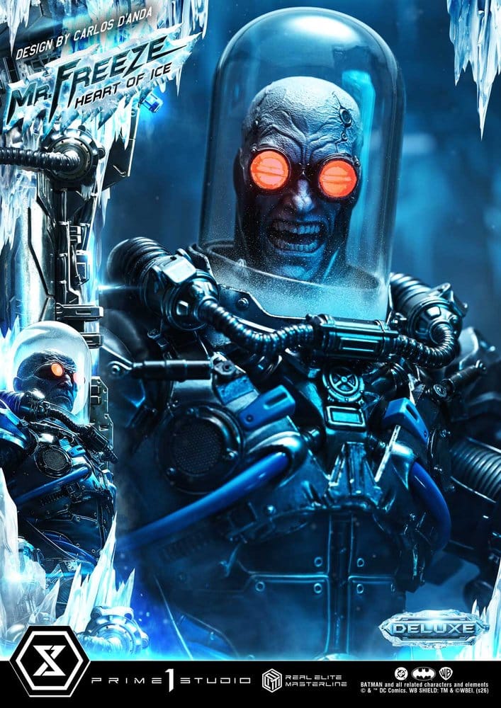 DC Comics Real Elite Masterline Series Statue 1/3 Batman (Comics) Mr. Freeze Heart of Ice (Design by Carlos D'Anda) Deluxe Bonus Version 82 cm