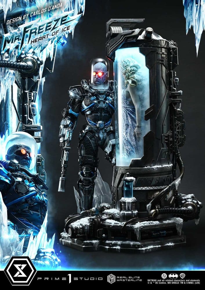 DC Comics Real Elite Masterline Series Statue 1/3 Batman (Comics) Mr. Freeze Heart of Ice (Design by Carlos D'Anda) Deluxe Bonus Version 82 cm