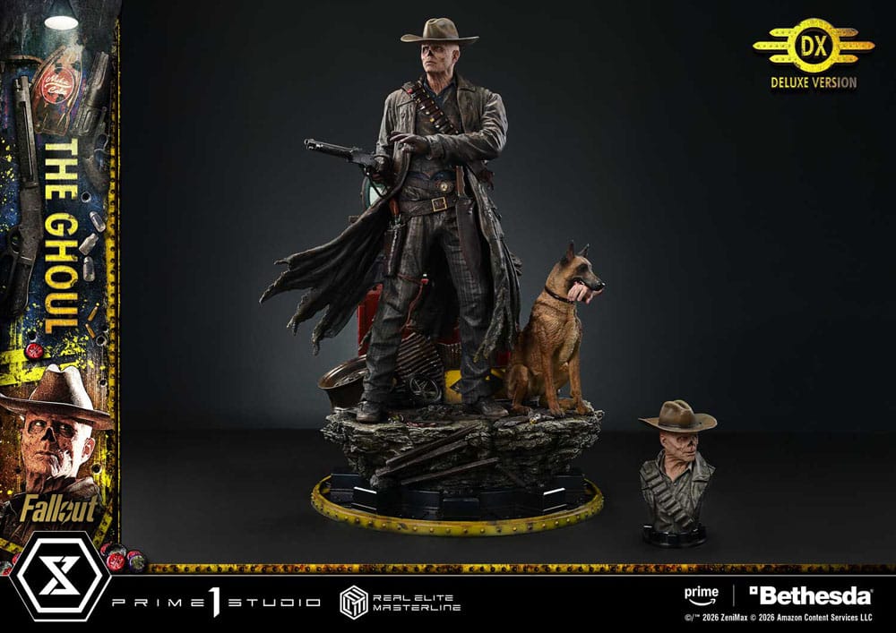 Fallout (TV Series) Real Elite Masterline Series Statue 1/4 The Ghoul Deluxe Version 64 cm