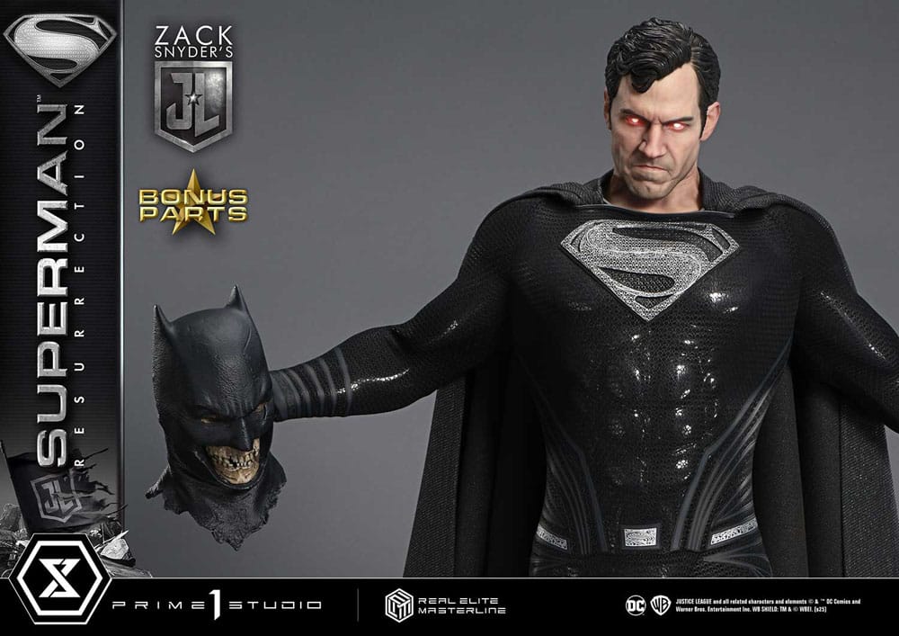 Zack Snyder's Justice League Real Elite Masterline Series Statue 1/3 Superman Resurrection Deluxe Bonus Ver. 95 cm