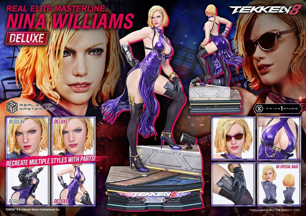Tekken Real Elite Masterline Series Statue 1/4 Nina Williams Deluxe Version 55 cm