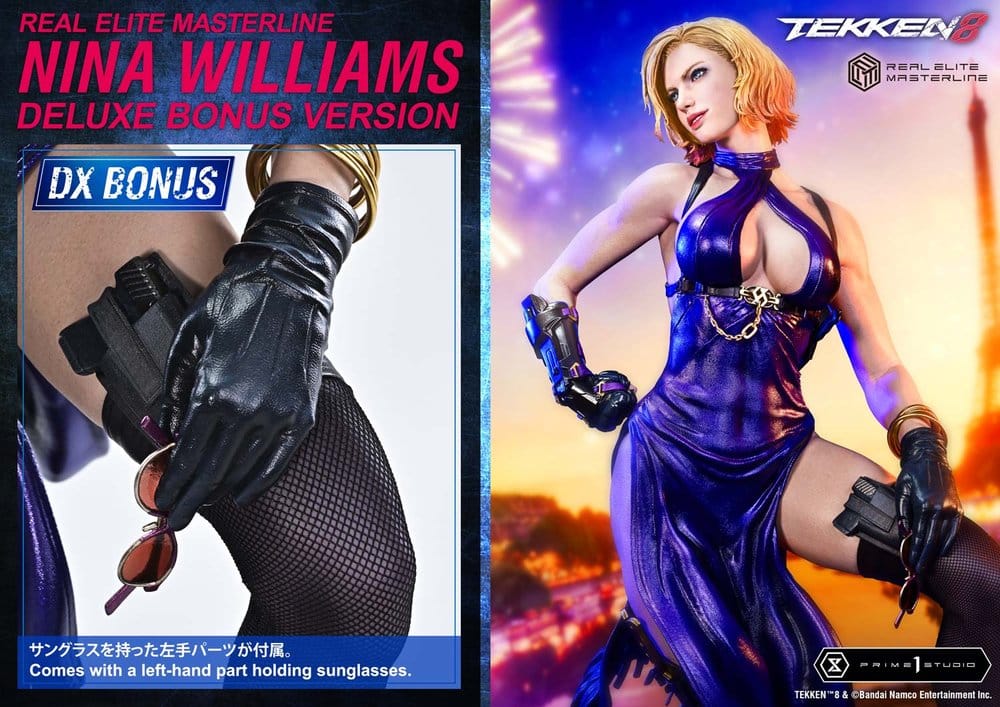 Tekken Real Elite Masterline Series Statue 1/4 Nina Williams DX Bonus Version 55 cm