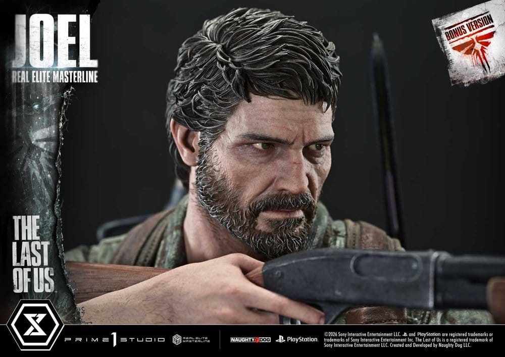 The Last of Us (Part I) Real Elite Masterline Statue 1/4 Joel Bonus Version 52 cm