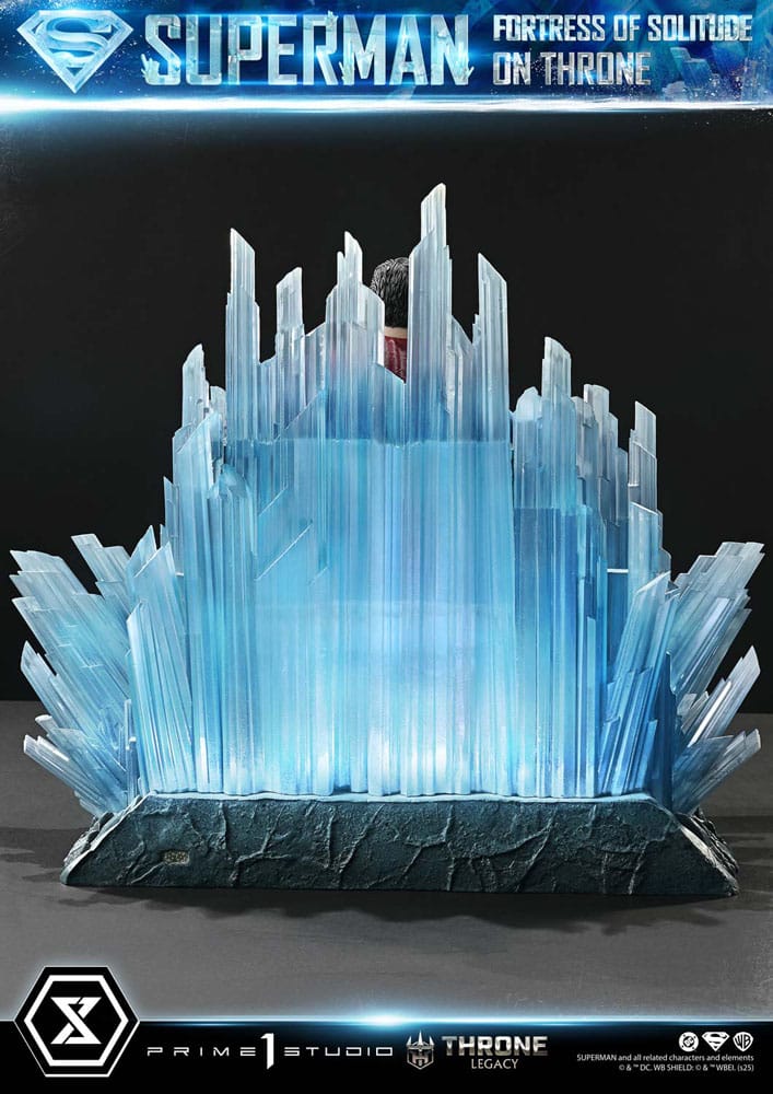 DC Comics Throne Legacy Collection Statue Statue 1/4 Superman Fortress of Solitude on Throne (Design by Gabriele Dell'Otto) Ultimate Version 52 cm