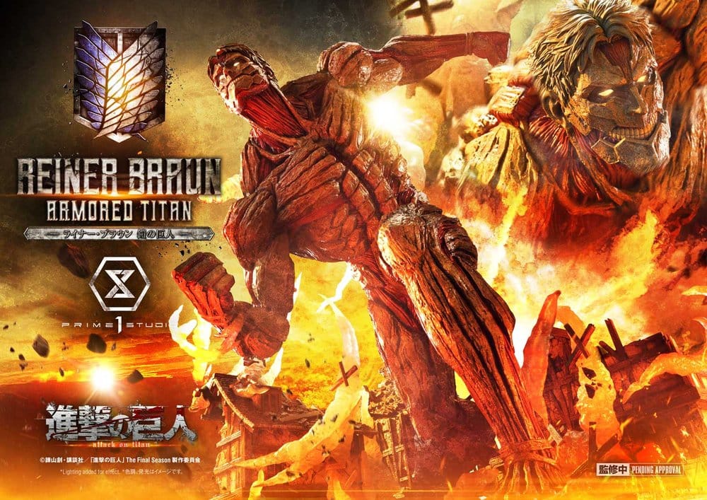 Attack on Titan (TV animation) Ultimate Diorama Masterline Statue Reiner Braun Armored Titan 75 cm