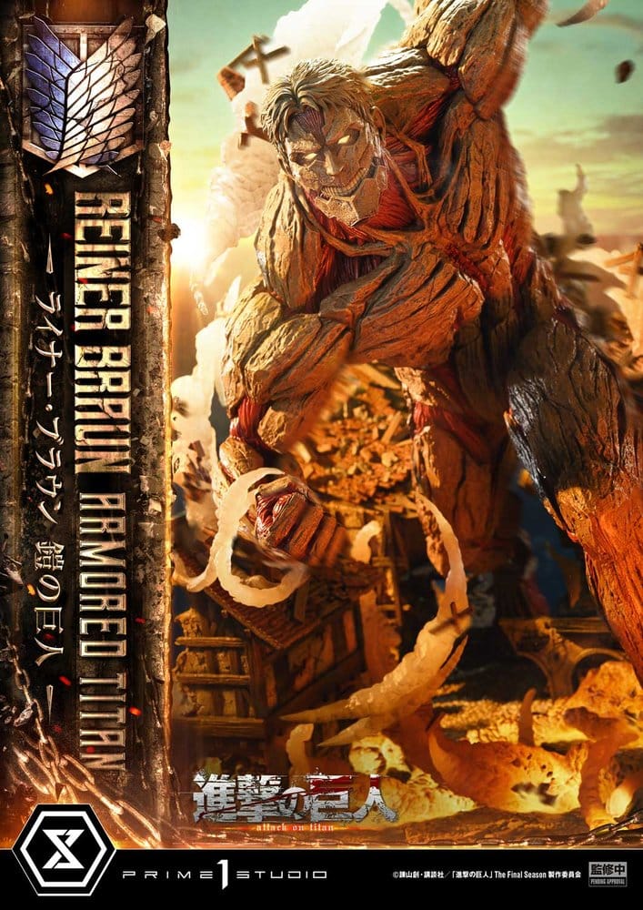 Attack on Titan (TV animation) Ultimate Diorama Masterline Statue Reiner Braun Armored Titan 75 cm