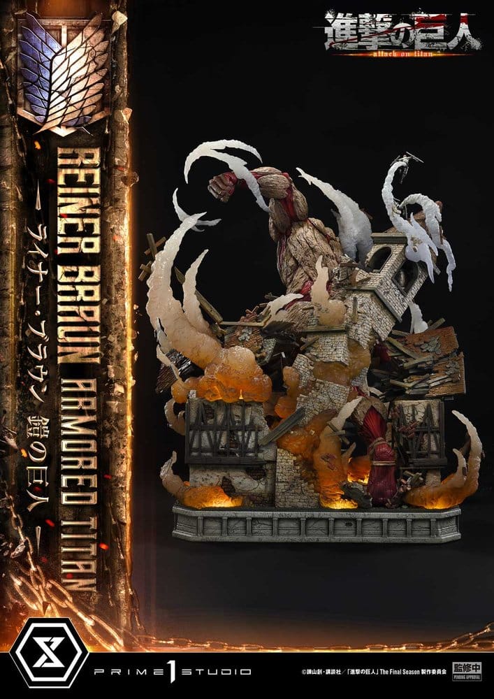 Attack on Titan (TV animation) Ultimate Diorama Masterline Statue Reiner Braun Armored Titan 75 cm