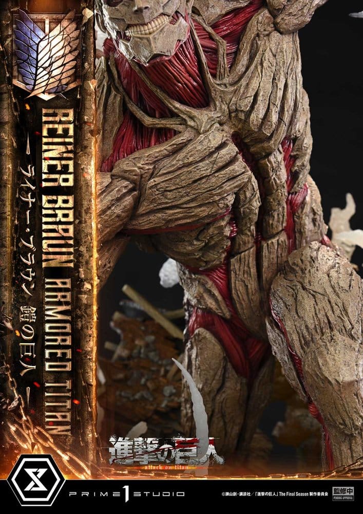 Attack on Titan (TV animation) Ultimate Diorama Masterline Statue Reiner Braun Armored Titan 75 cm