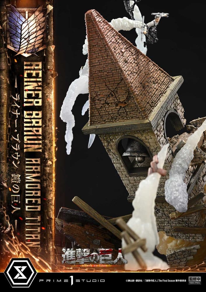 Attack on Titan (TV animation) Ultimate Diorama Masterline Statue Reiner Braun Armored Titan 75 cm