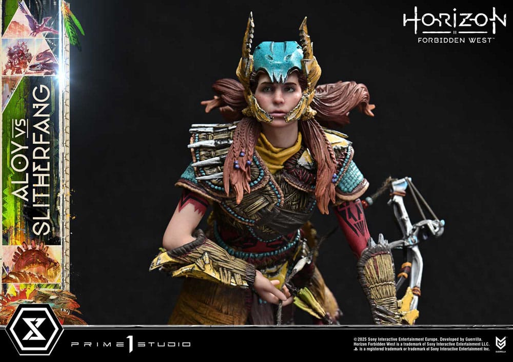 Horizon Forbidden West Ultimate Diorama Masterline Series Statue Aloy vs. The Slitherfang 82 cm