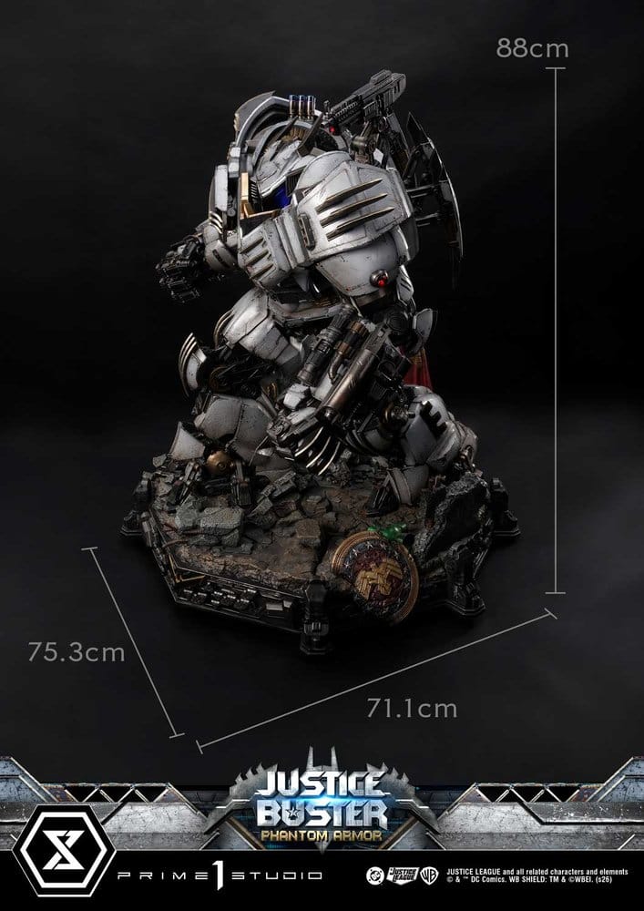 DC Comics Ultimate Museum Masterline Statue Justice Buster: Phantom Armor (Design By Josh Nizzi) 88 cm