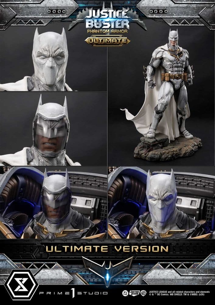 DC Comics Ultimate Museum Masterline Statue Justice Buster: Phantom Armor (Design By Josh Nizzi) Ultimate Version 88 cm