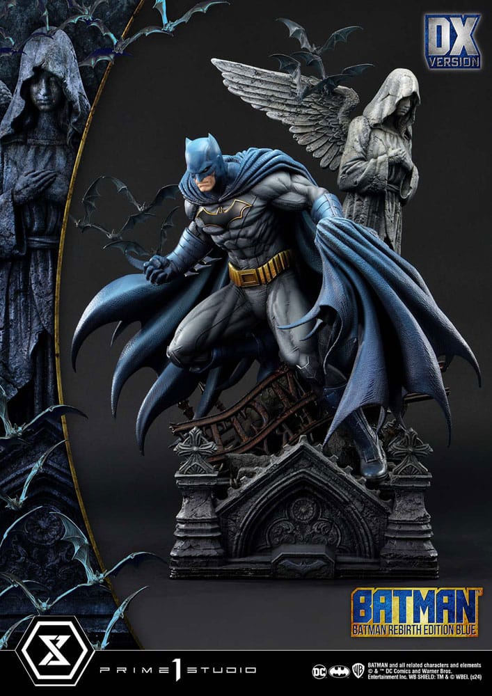 Batman Ultimate Premium Masterline Series Statue 1/4 Batman Rebirth Edition Blue Deluxe Version 71 cm