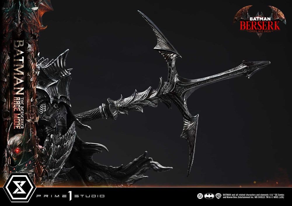 DC Comics Premium Masterline Series Statue 1/4 Batman (Comics) Batman: The Berserker Rage Mode 82 cm