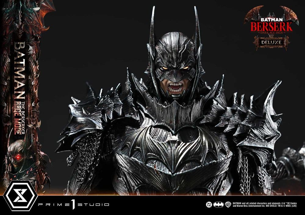 DC Comics Premium Masterline Series Statue 1/4 Batman (Comics) Batman: The Berserker Rage Mode Deluxe Version 93 cm