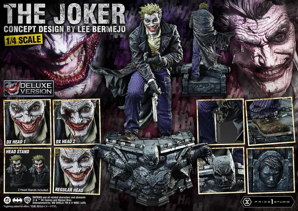 DC Comics Ultimate Premium Masterline Series Statue 1/4 The Joker (Concept Design by Lee Bermejo) Deluxe Version 53 cm
