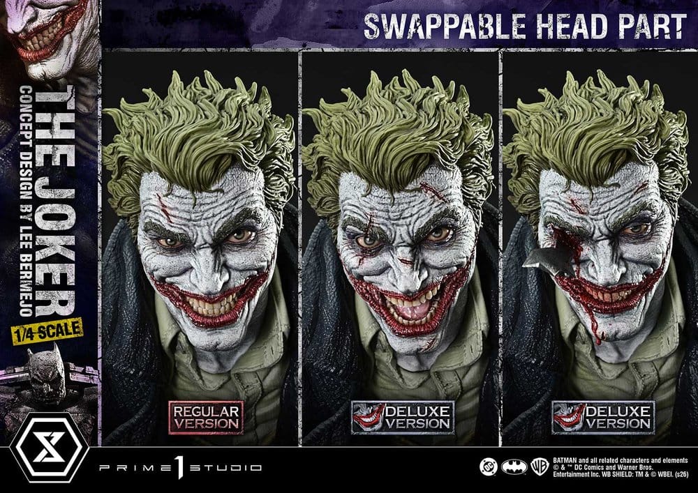 DC Comics Ultimate Premium Masterline Series Statue 1/4 The Joker (Concept Design by Lee Bermejo) Deluxe Version 53 cm